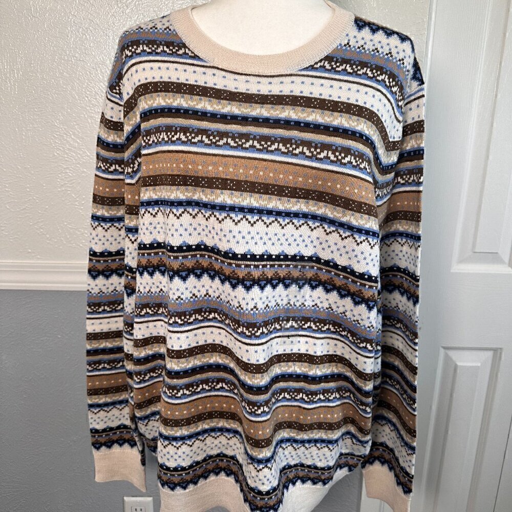 Club Room Merino Wool Blend Sweater – Size Large – NWT